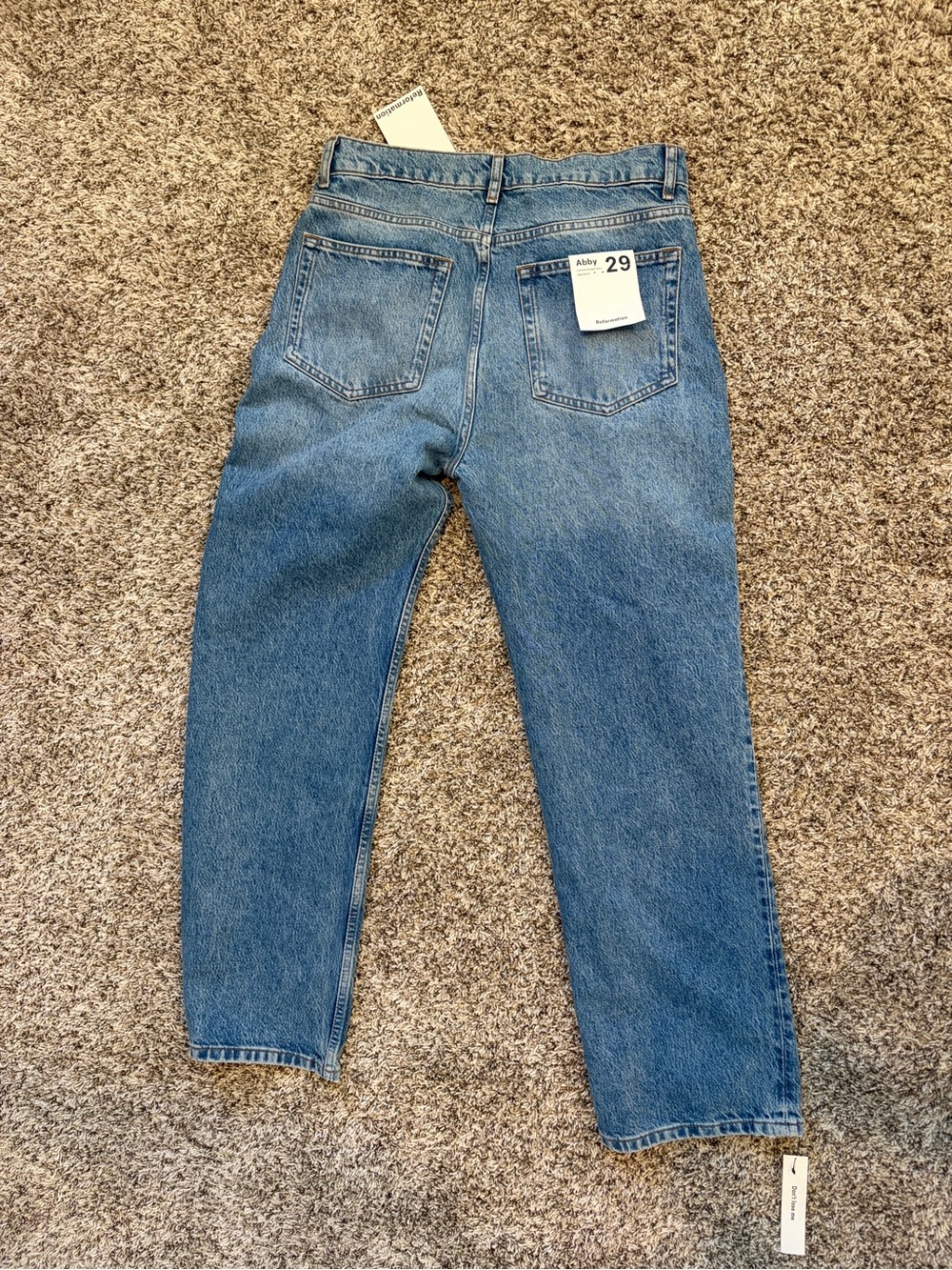 Reformation Low Rise Straight Jeans - Picture 8 of 9